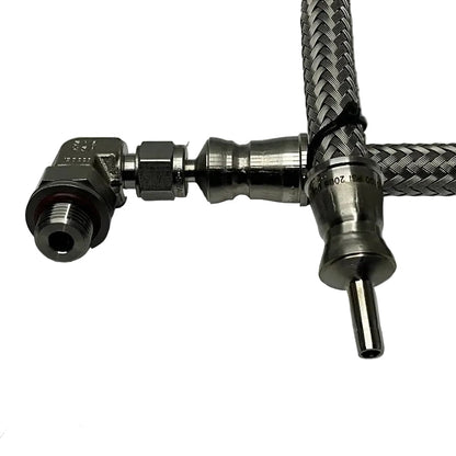 Swagelok Flexible Metal Hose Assembly: Swagelok SS-FM4TM6TM6-100CM Flexible Metal Hose Assembly