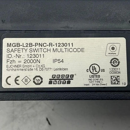 Euchner MGB-L2B-PNC-R-123011 Safety Locking System-Safety Locking System-Used Industrial Parts