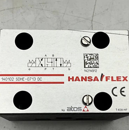 Atos / Hansaflex SDHE - 0713 DC 4/3 Way Twin Solenoid Directional Hydraulic Valve-Twin Solenoid Directional Hydraulic Valve-Used Industrial Parts