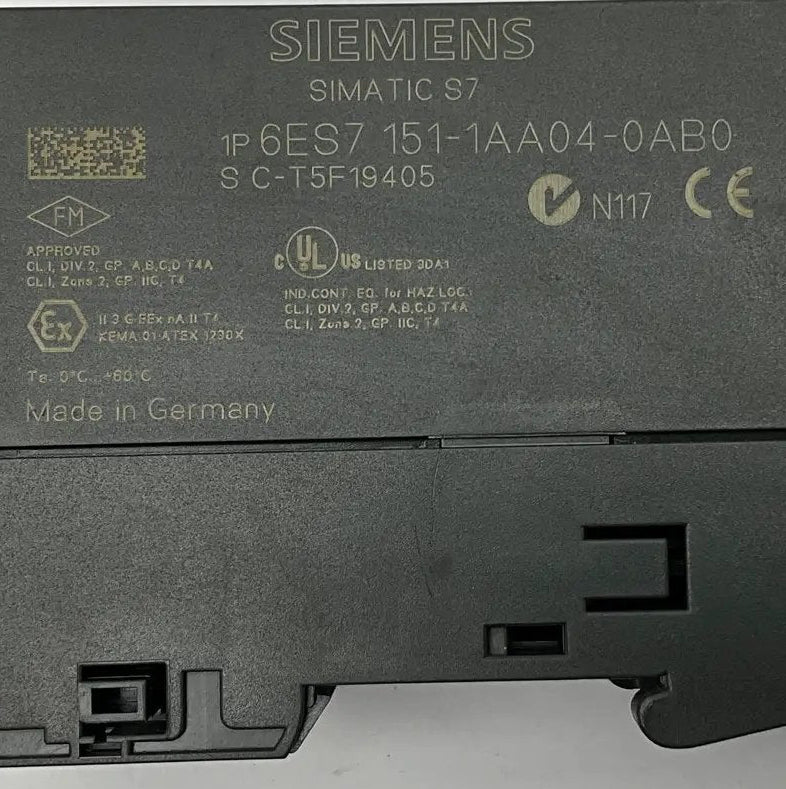 Siemens Simatic ET200S Interface Module 6ES 151-1AA04-0AB0-PLC Interface Module-Used Industrial Parts