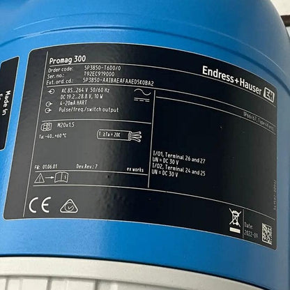 Endress+Hauser Proline Promag P 300 Electromagnetic Flowmeter-Electromagnetic Flowmeter-Used Industrial Parts