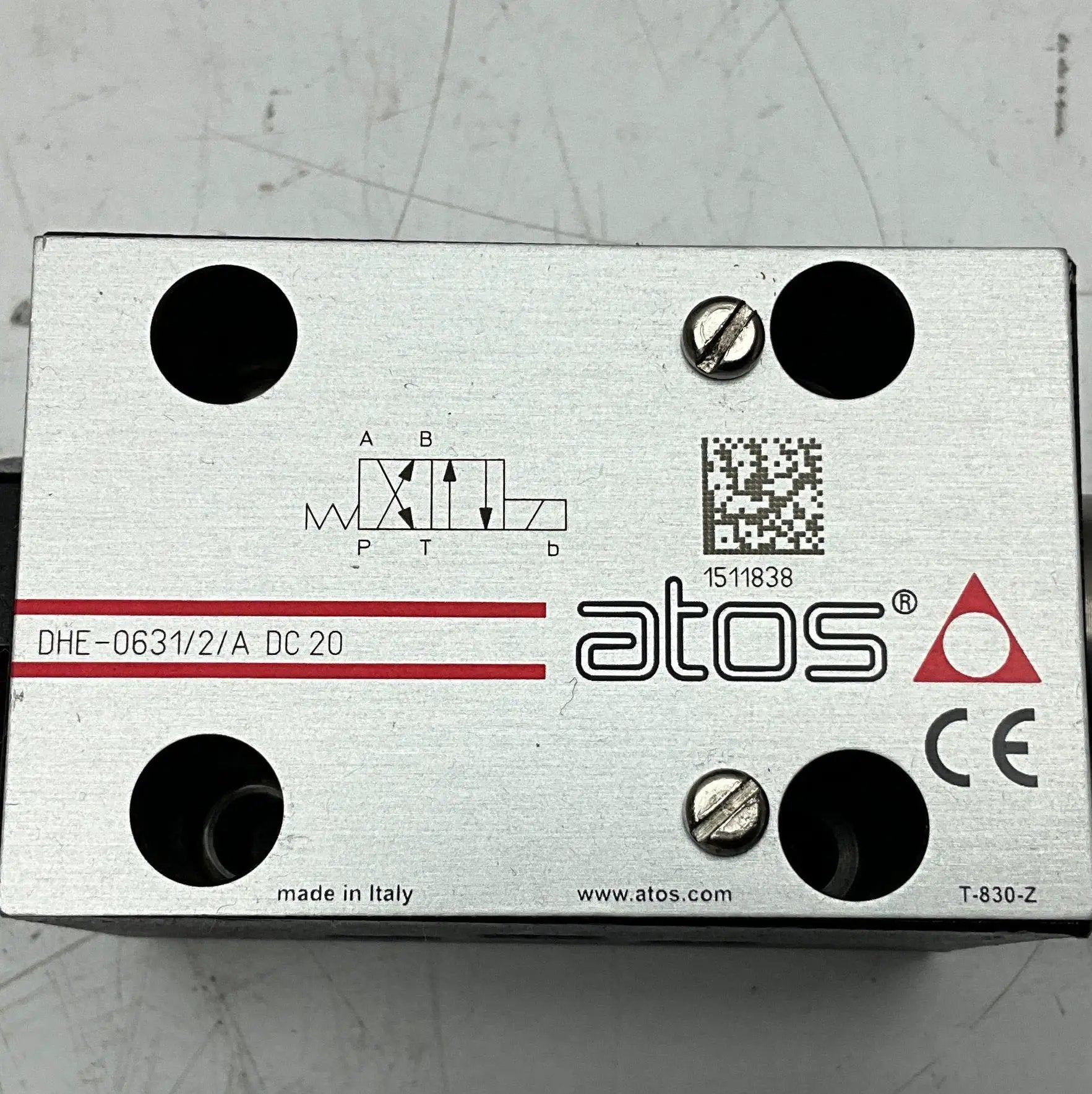 Atos DHE-0631/2/A DC 20 4/2 Way Directional Hydraulic Valve-4/2 Way Directional Hydraulic Valve-Used Industrial Parts