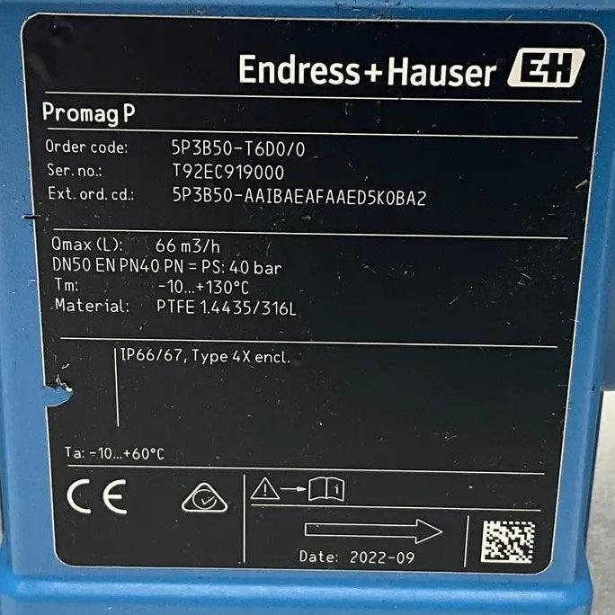 Endress+Hauser Proline Promag P 300 Electromagnetic Flowmeter-Electromagnetic Flowmeter-Used Industrial Parts