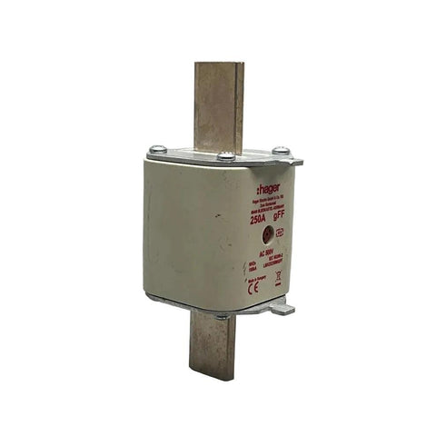 Hager LNH2S250MGFF HRC LV Fuse - 3/pack-HRC LV Fuse-BE-01-01-01-6152430568583-Used Industrial Parts