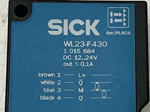 Sick Photoelectric Retro-Reflective Sensor: Sick WL23-F430 Photoelectric Retro-Reflective Sensor