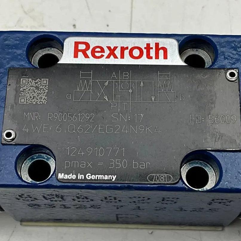 Rexroth 4 WE 6 Q62/EG24N9K4 Twin Solenoid Operated Directional Hydraulic Valve-Twin Solenoid Operated Directional Hydraulic Valve-Used Industrial Parts