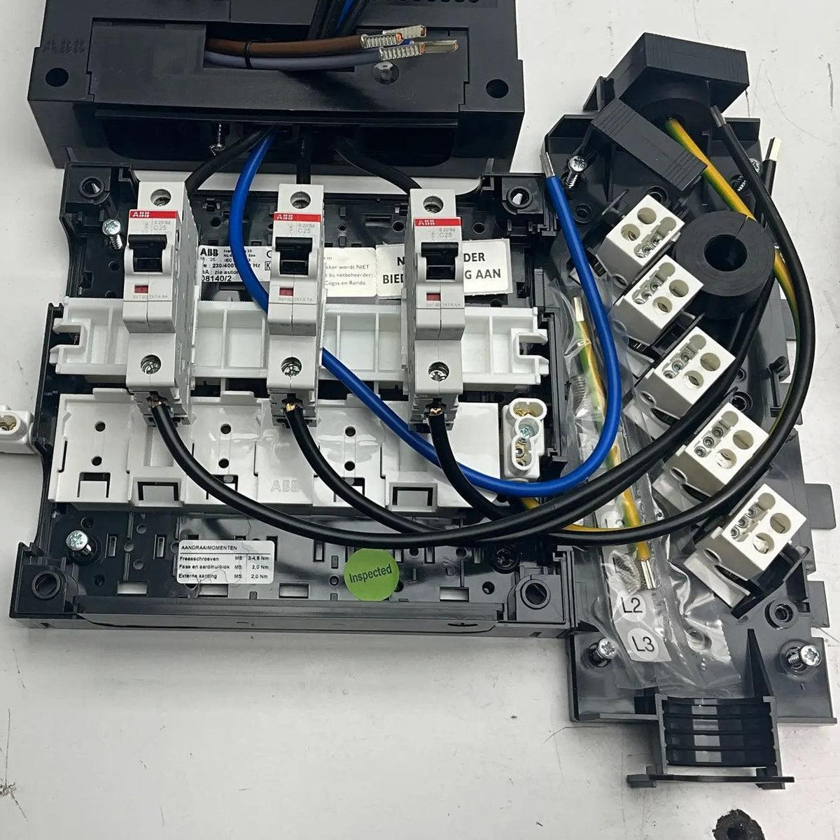 ABB D8410/2 Single-Phase Fused Distribution Box-Single-Phase Fused Distribution Box-Used Industrial Parts