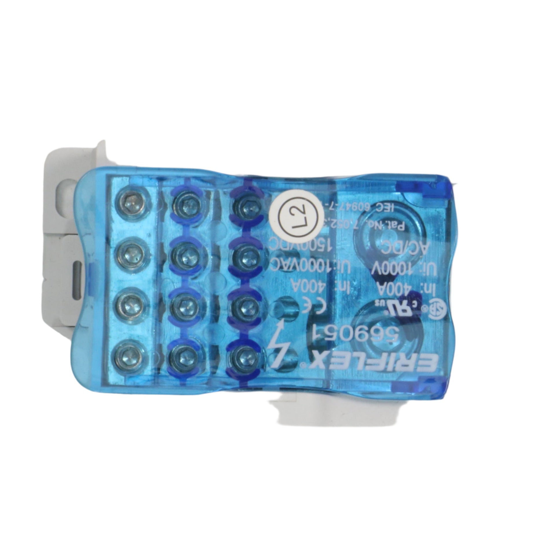 nVent ERIFLEX 569051 Single Pole Distribution Block UD-400212CU-Distribution Block-Used Industrial Parts