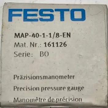 Festo Pressure Gauge: Festo MAP-40-1-1/8-EN Pressure Gauge - 161126