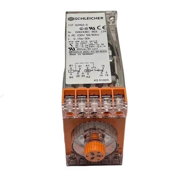 Schleicher SZA52-S Timer Relay-Timer Relay-Used Industrial Parts