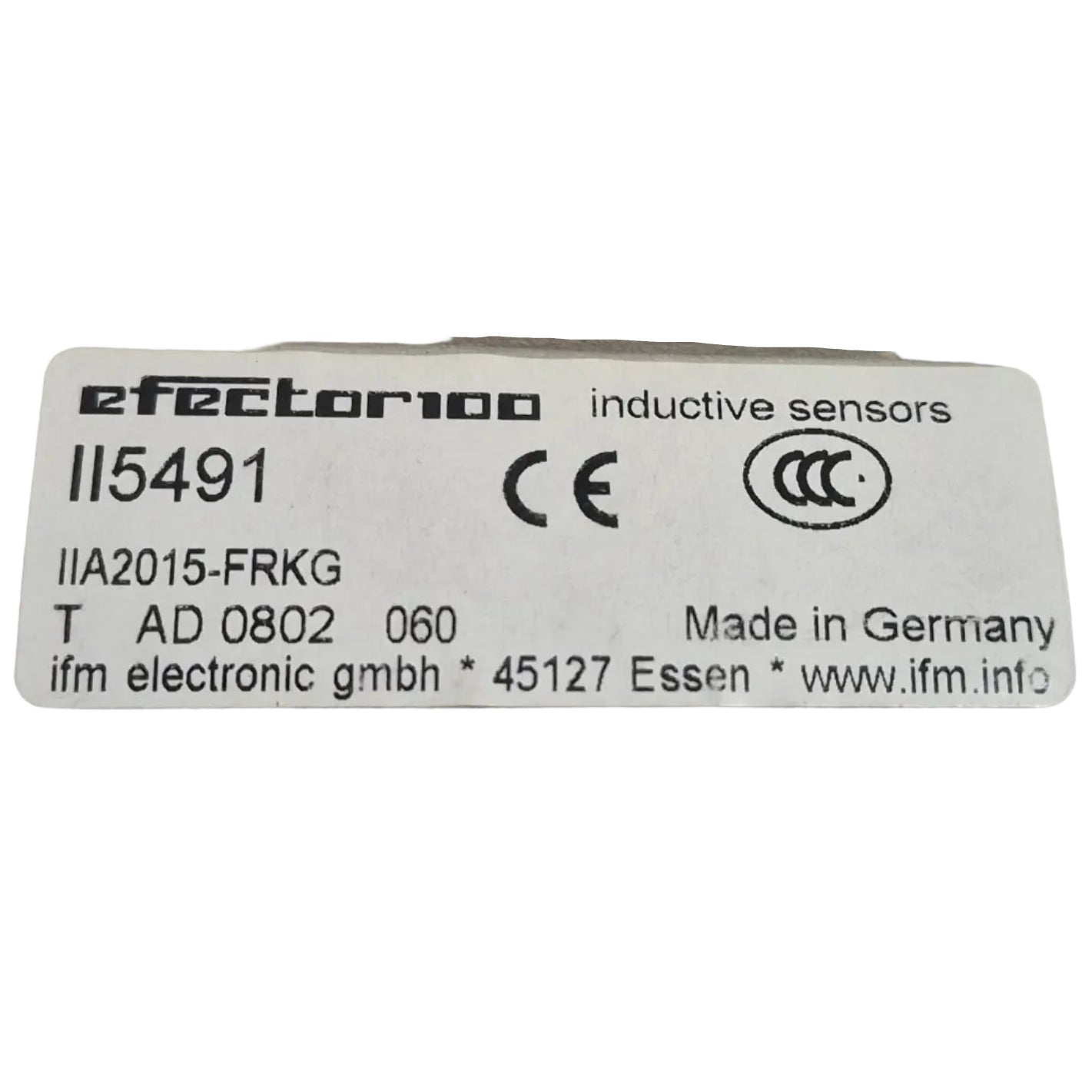 Used Industrial Parts : IFM Electronic II5491 Inductive Sensor