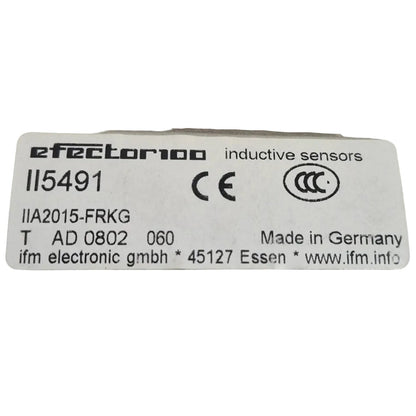 Used Industrial Parts : IFM Electronic II5491 Inductive Sensor
