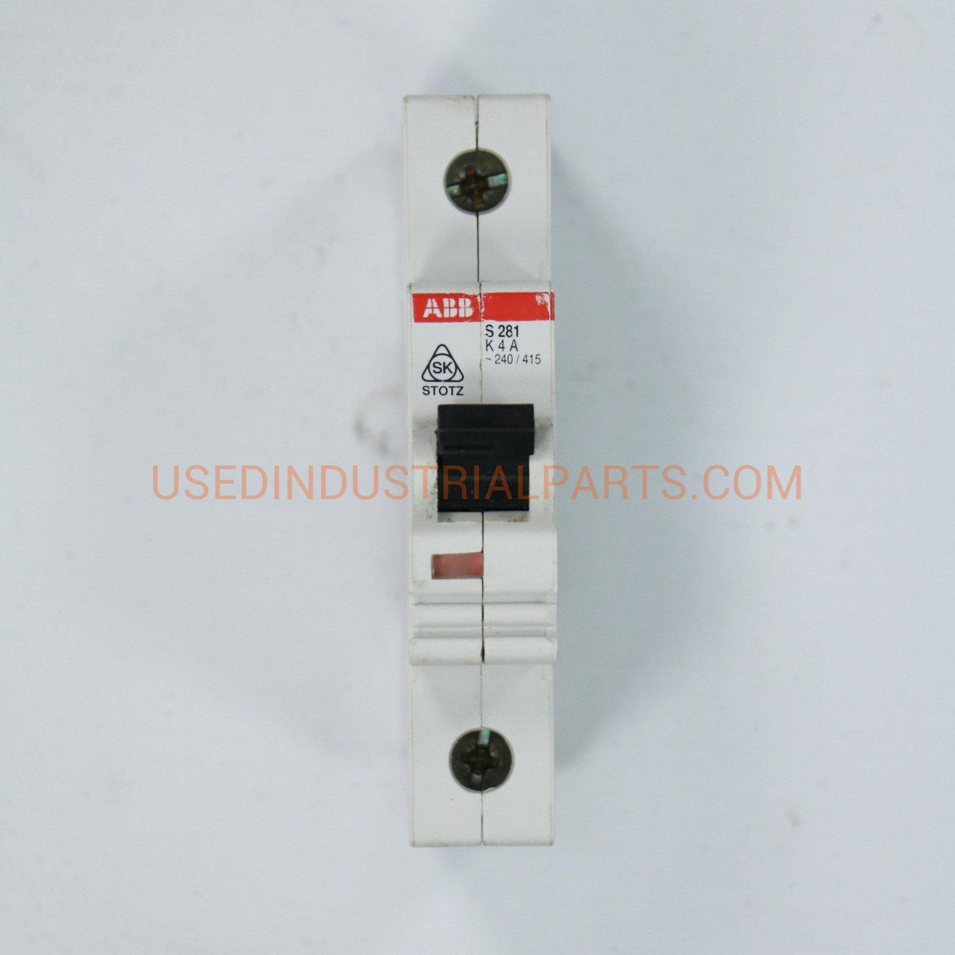 ABB CIRCUIT BREAKER S 281 K 4 A-Electric Components-AA-03-06-Used Industrial Parts