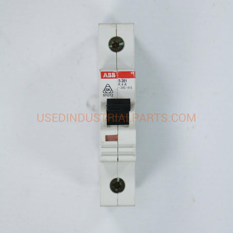 Image of ABB CIRCUIT BREAKER S 281 K 4 A-Electric Components-AA-03-06-Used Industrial Parts