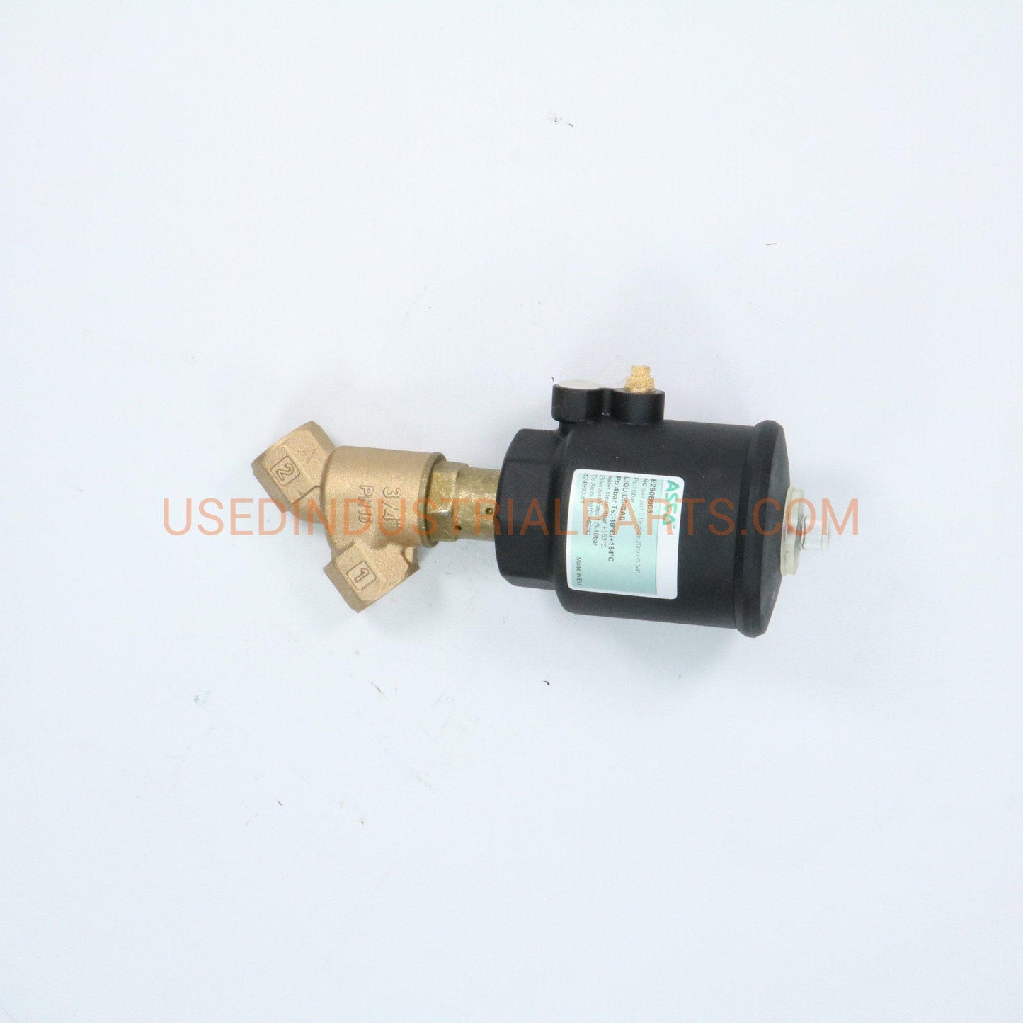 Asco E290B003 NC Angeld Brass Valve-Industrial-DB-02-08-Used Industrial Parts