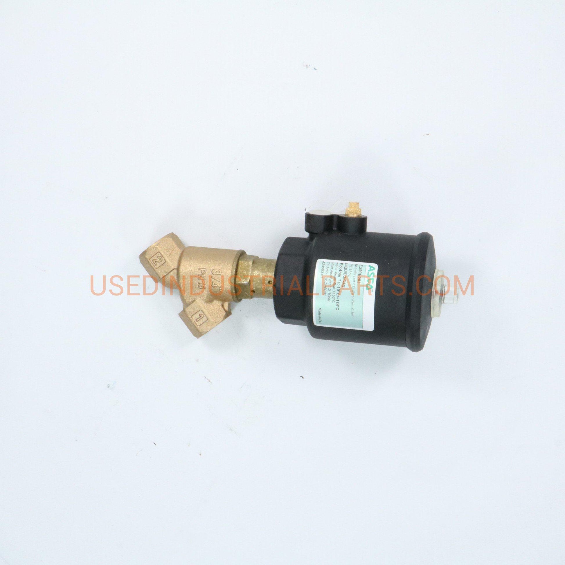 Asco E290B003 NC Angeld Brass Valve-Industrial-DB-02-08-Used Industrial Parts