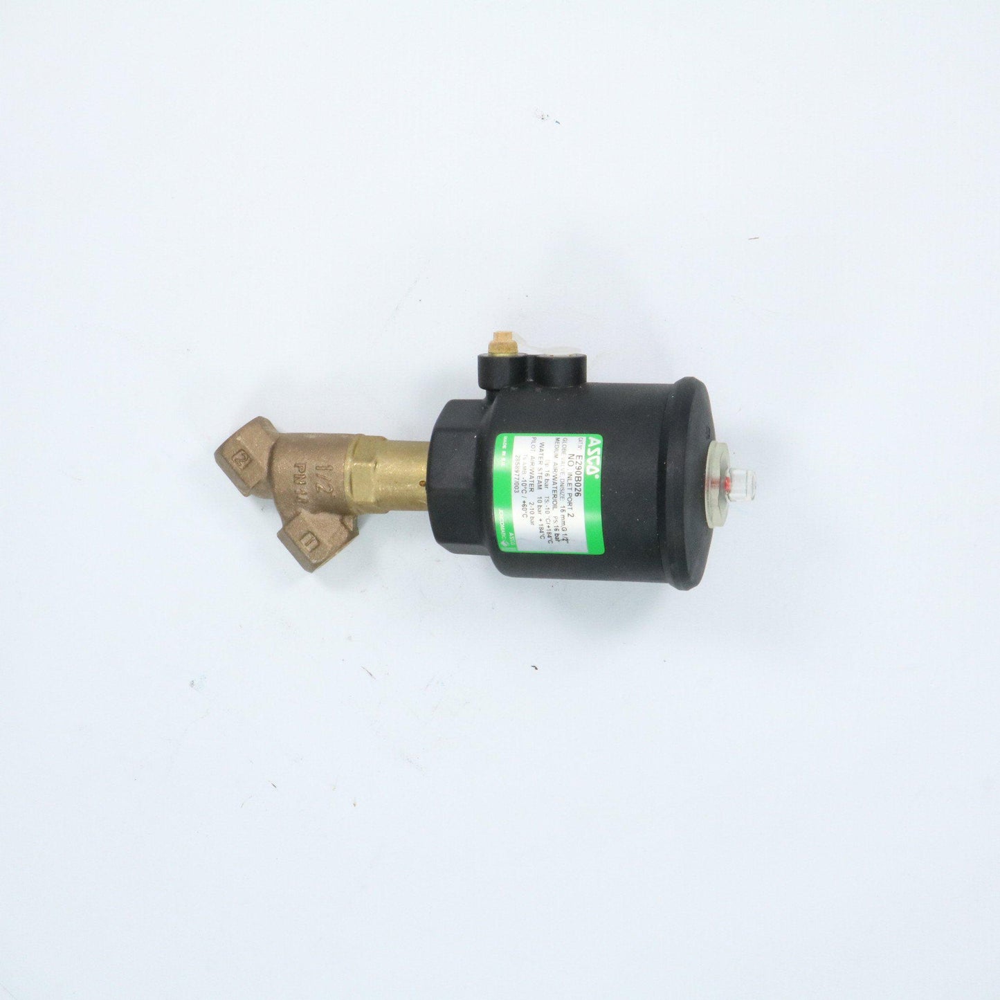 Asco E290B026 NO Angeld Brass Valve-Industrial-Used Industrial Parts