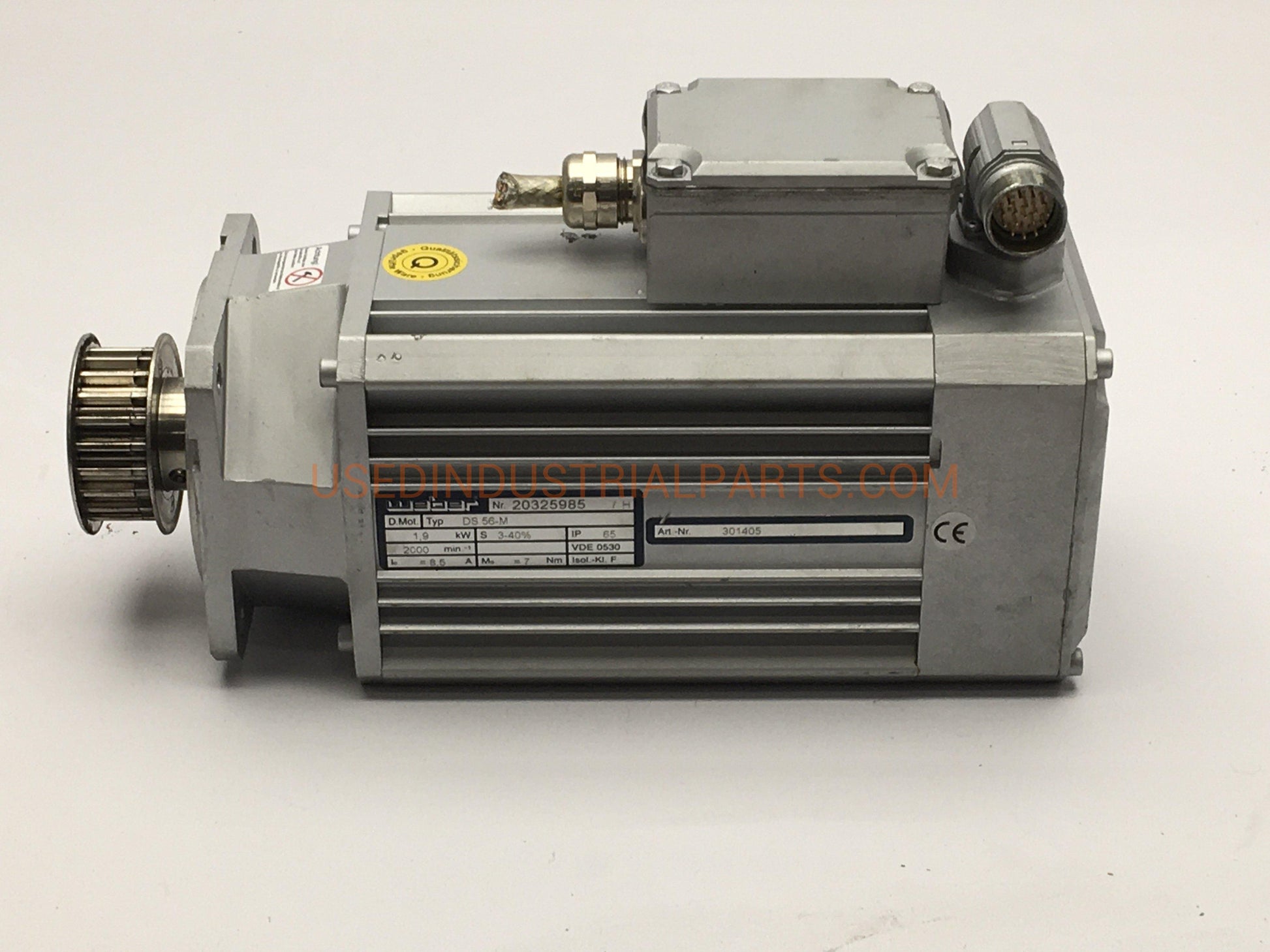 BAUMULLER DS 56-M SERVO MOTOR Weber 56-M-Electric Motors-EC-02-01-Used Industrial Parts