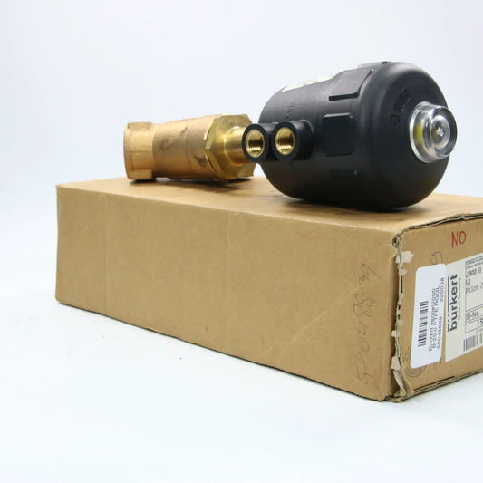 Burkert 00186571 W38ML NO Brass Valve DN25 G1"-Industrial-Used Industrial Parts