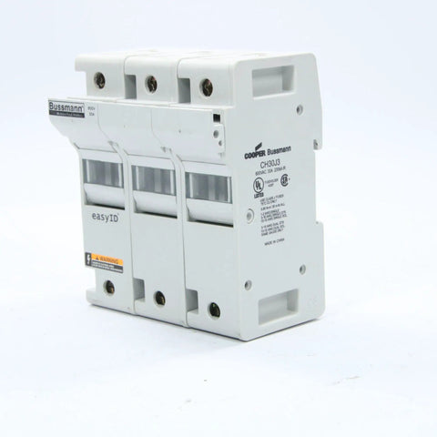 Bussmann CH30J3 EDISON MODULAR FUSE HOLDER-Electric Components-Used Industrial Parts