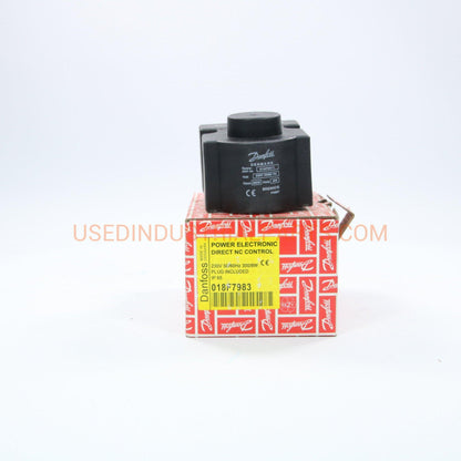 Danfoss, 018F7983 Solenoid coil 230 V-Electric Components-DB-04-07-Used Industrial Parts