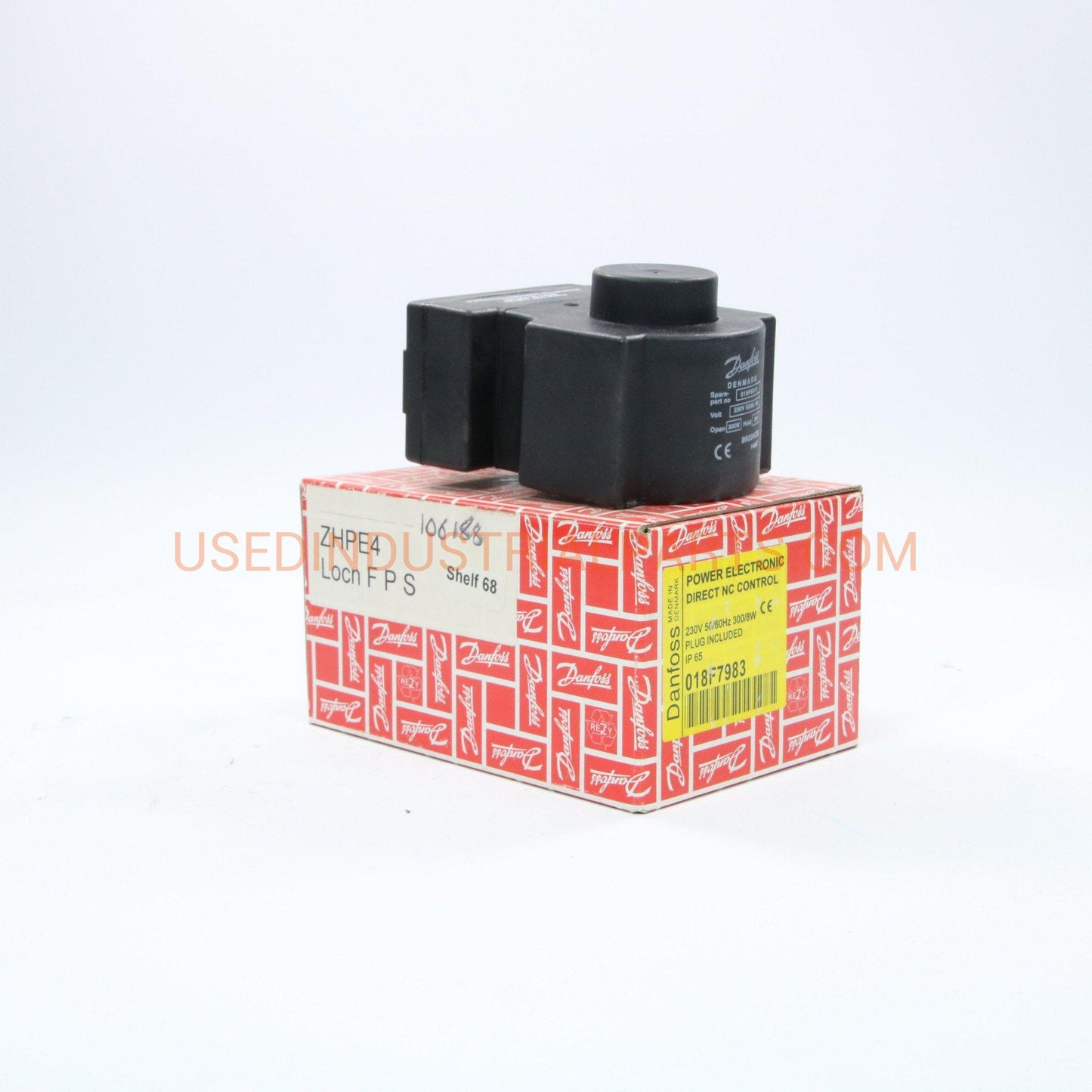 Danfoss, 018F7983 Solenoid coil 230 V-Electric Components-DB-04-07-Used Industrial Parts