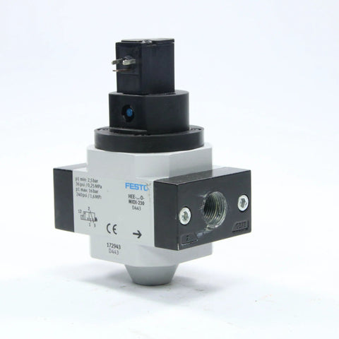 Festo HEE-D-MIDI-230 Shut off valve 172943-Pneumatic-Used Industrial Parts