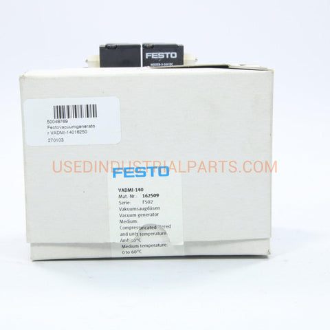 Image of Festo VADMI 140 F502 Vacuum generator-Pneumatic-DA-01-06-Used Industrial Parts