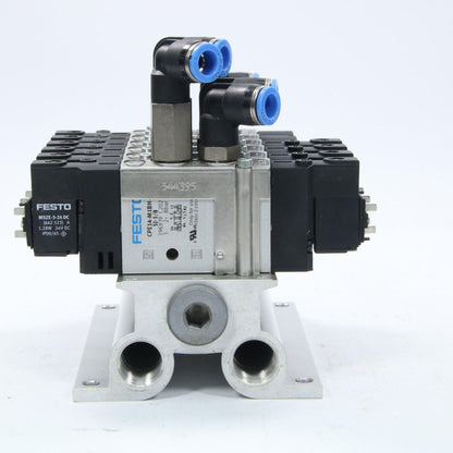 Festo Valve Block CPE 14-PRS-3/8-6-Pneumatic-Used Industrial Parts