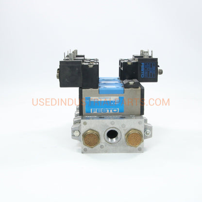 Festo Valve Block VDMA-24-345-D-1 Base-Pneumatic-DA-04-07-Used Industrial Parts