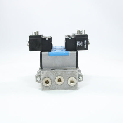 Festo Valve Block VDMA-24-345-D-1 Base-Pneumatic-Used Industrial Parts