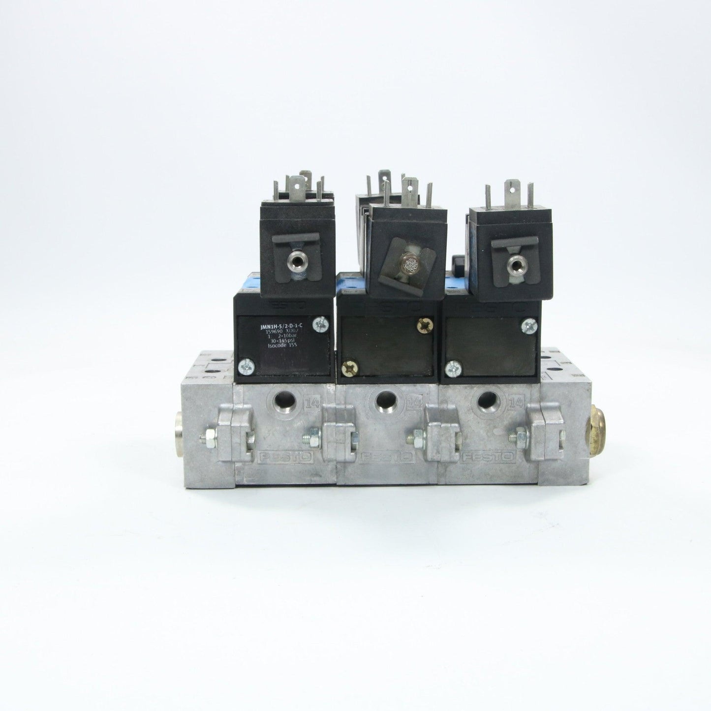 Festo Valve Block VDMA-24-345-D-1 Base-Pneumatic-Used Industrial Parts