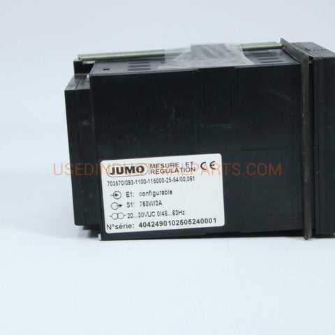 Image of Jumo DICON 500 PID Temperature Controller 703570-093-1100-Electric Components-AC-01-05-Used Industrial Parts