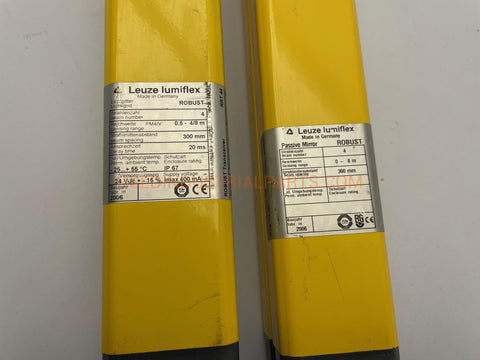 Image of Leuze Lumiflex Robust 50029569 Transceiver 900 MM +-Electric Components-DC-01-07-Used Industrial Parts