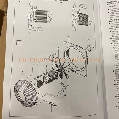 Maico EZQ 40/6 B-Fan-CE-02-08-Used Industrial Parts