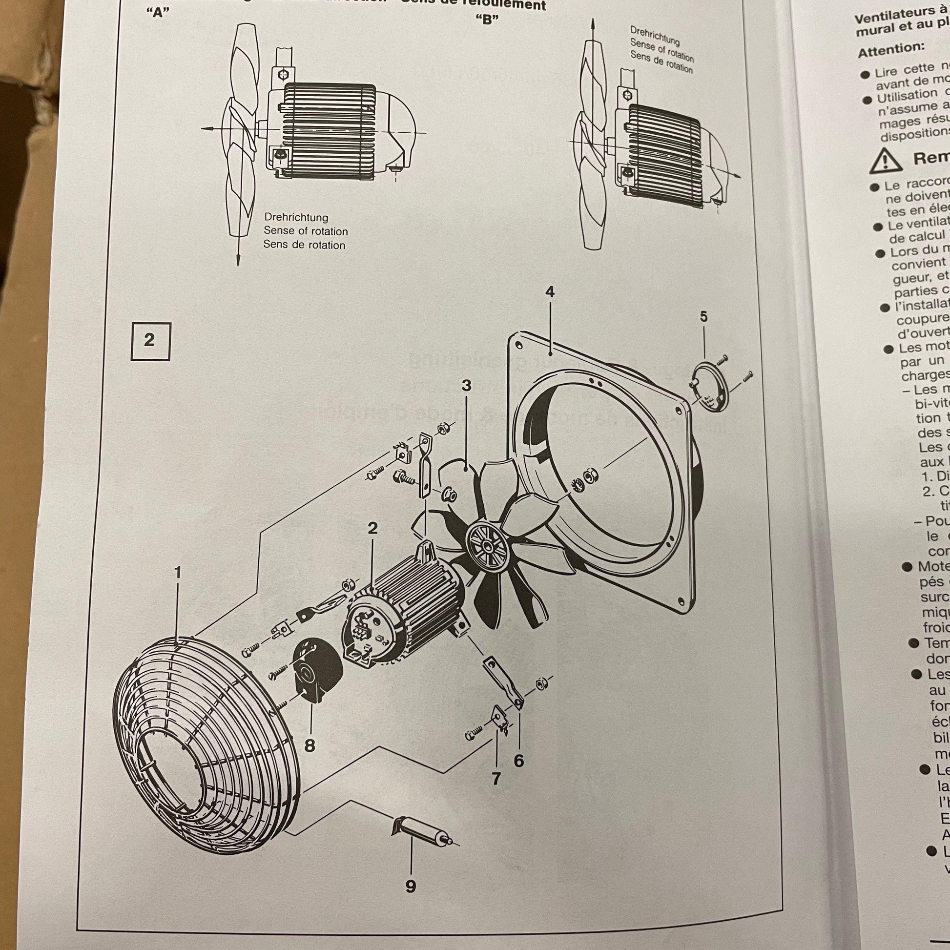 Maico EZQ 40/6 B-Fan-Used Industrial Parts