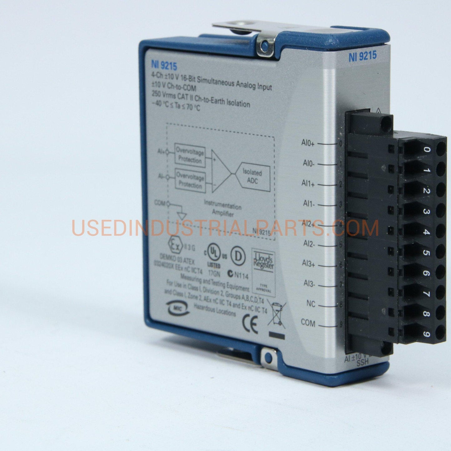 National Instruments NI-9215 cDAQ Simultaneous Analog Input Module-Testing and Measurement-AD-01-05-Used Industrial Parts