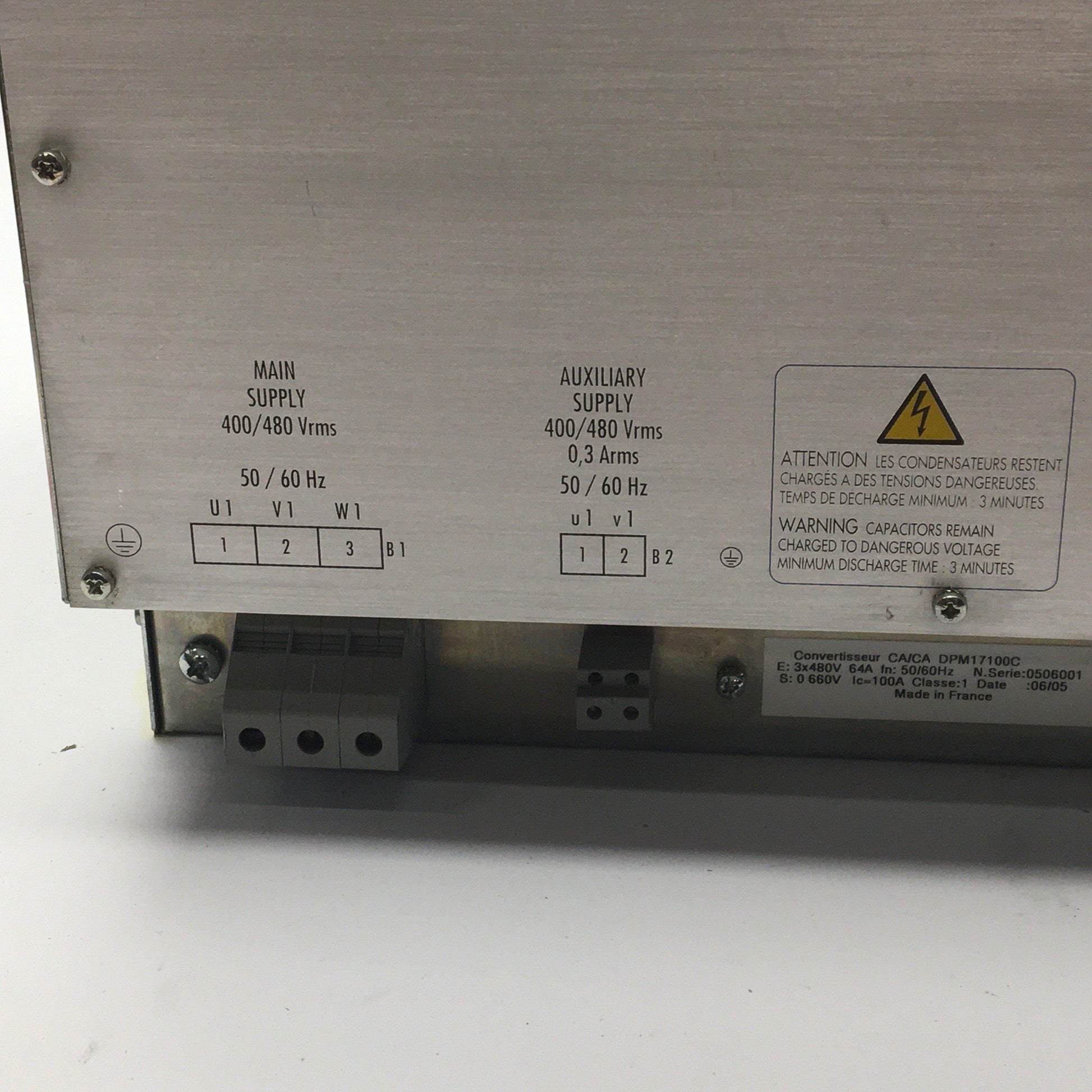 PARKER SSD PARVEX - DIGIVEX 100A X 400V FULLY REGENERATIVE SERVO AMPLIFIER - DPD17100-Inverter-Used Industrial Parts