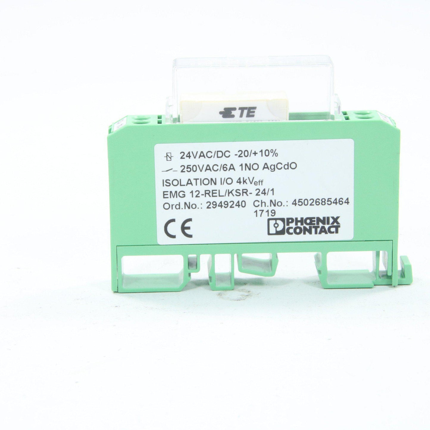 PHOENIX CONTACT EMG 12-REL/KSR- 24/1 - 2949240 Relay Module-Electric Components-Used Industrial Parts