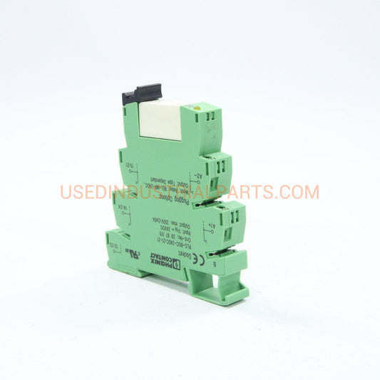 PHOENIX CONTACT PLC-BSC-24DC/21-21 RELAY BASE-Electric Components-AB-04-07-Used Industrial Parts