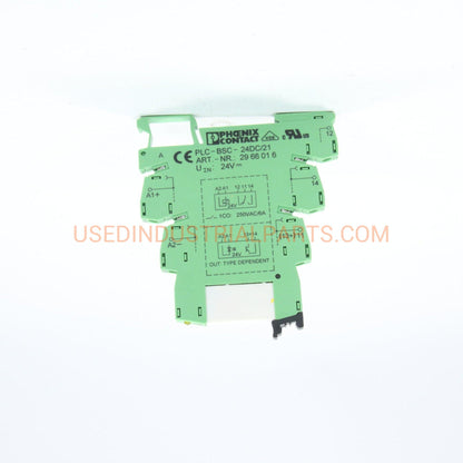 PHOENIX CONTACT PLC-BSC-24DC/21 RELAY BASE-Electric Components-AB-04-07-Used Industrial Parts