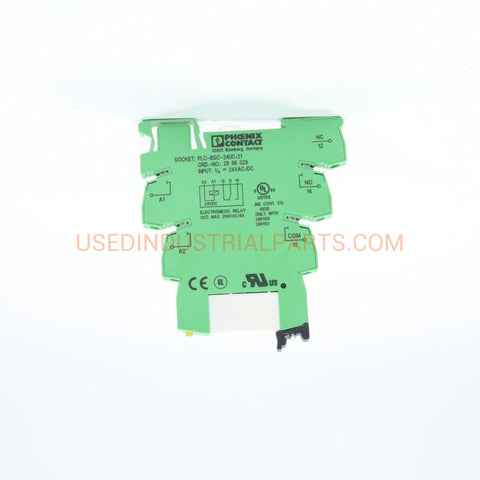 Image of PHOENIX CONTACT PLC-BSC-24UC/21 RELAY BASE-Electric Components-AB-04-07-Used Industrial Parts