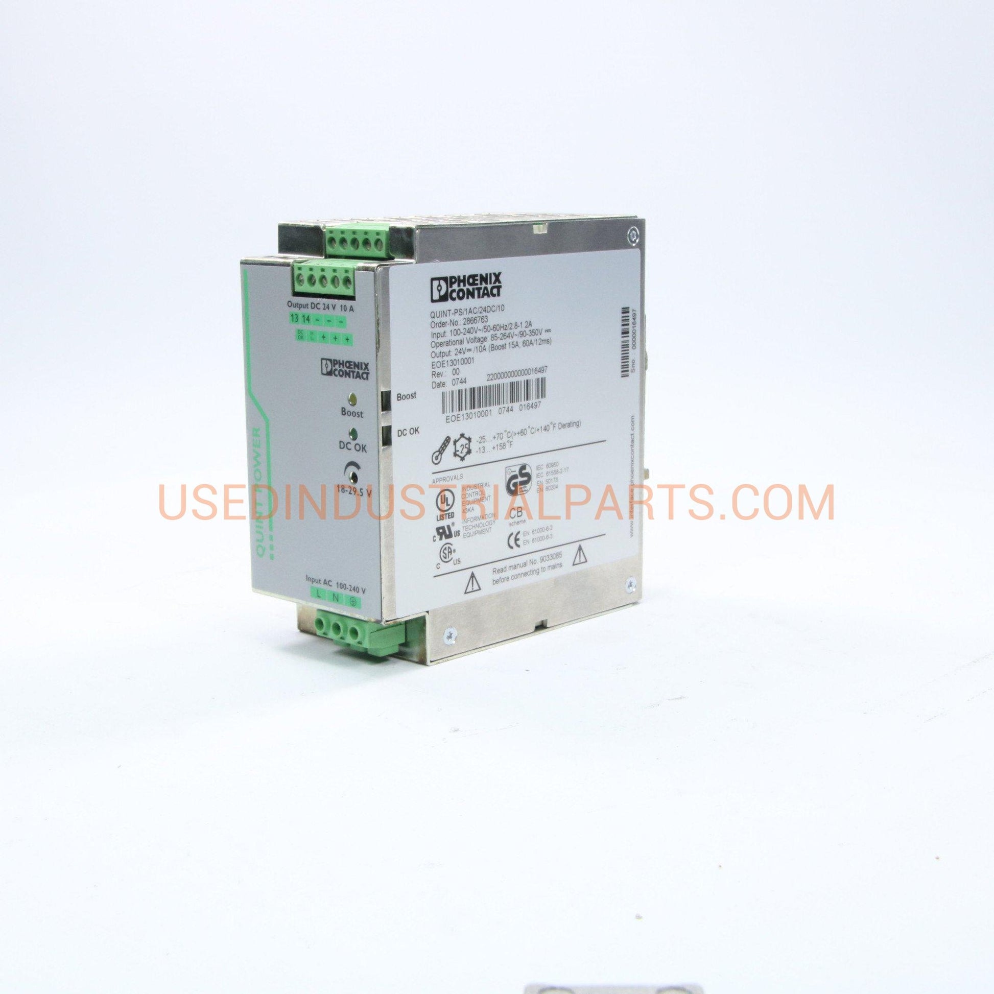 Phoenix Contact Quint PS 2866763 Power Supply-Power Supply-AB-02-07-Used Industrial Parts