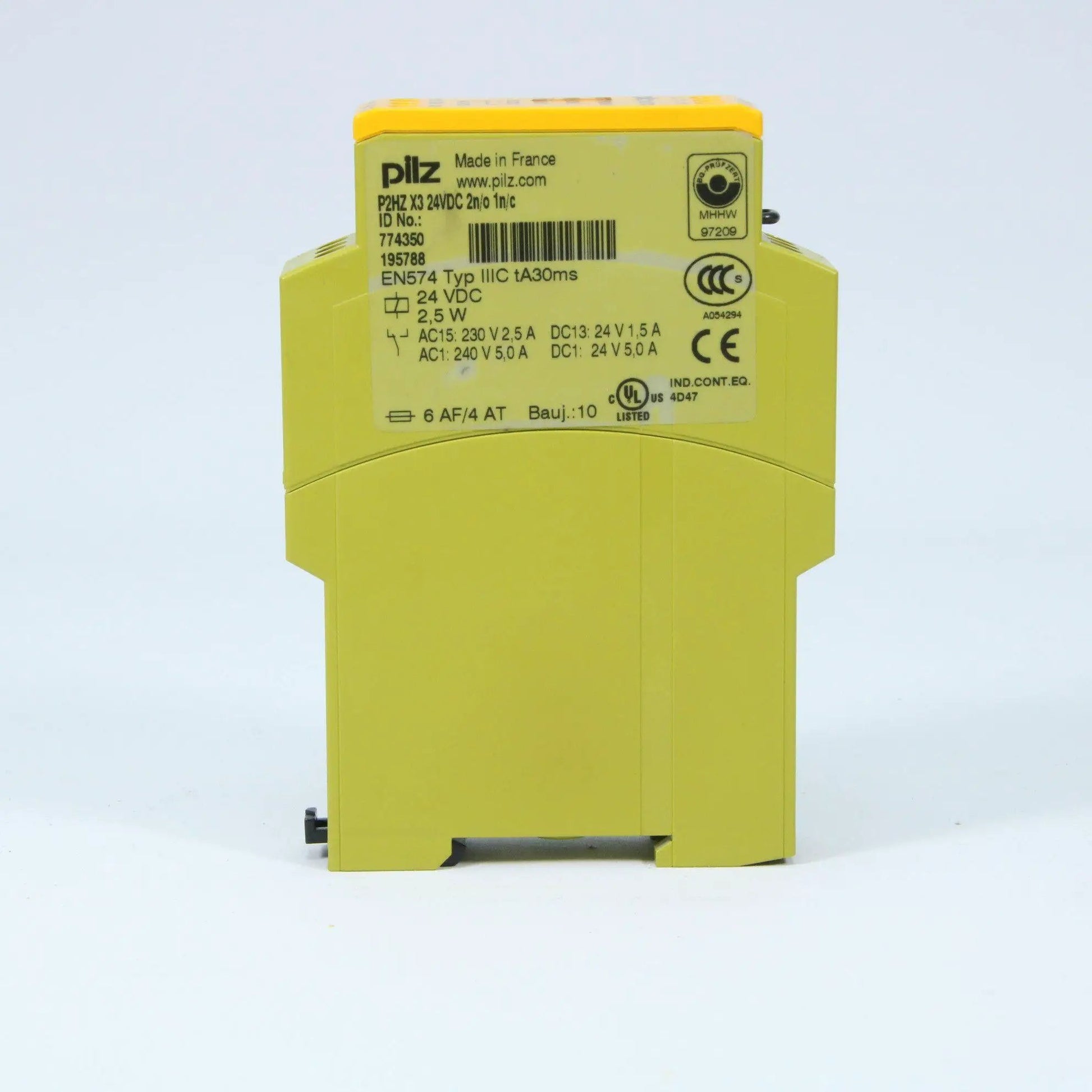 Pilz PNOZ X1 24VAC/DC 2n/o 1n/c 774350-Safety Relay-Used Industrial Parts
