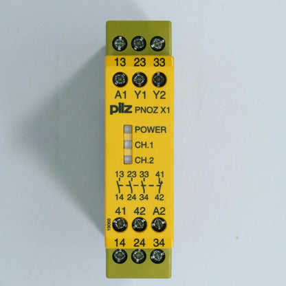 Pilz PNOZ X1 24VAC/DC 3n/o 1n/c 774300-Safety Relay-Used Industrial Parts
