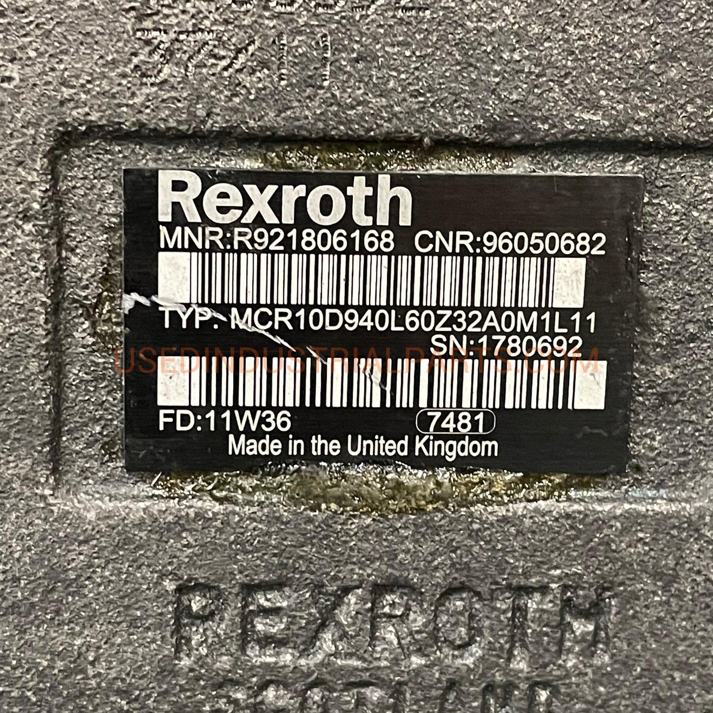 Rexroth R921806168 Hydraulic Piston Motor-Hydraulic-EC-01-02-Used Industrial Parts