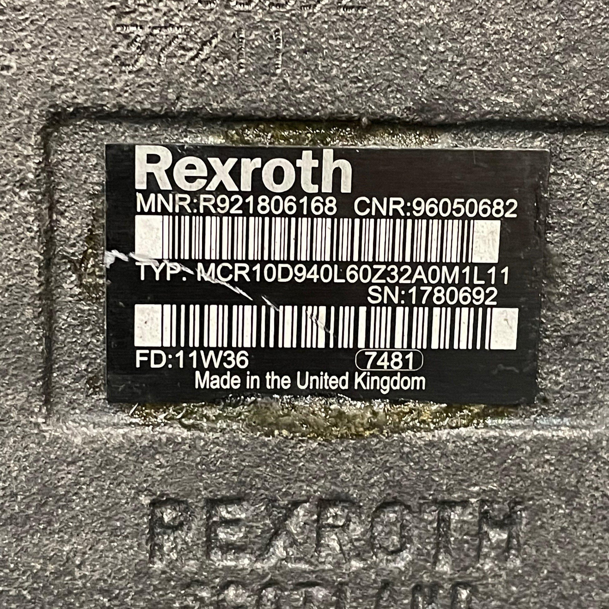 Rexroth R921806168 Hydraulic Piston Motor-Hydraulic-Used Industrial Parts