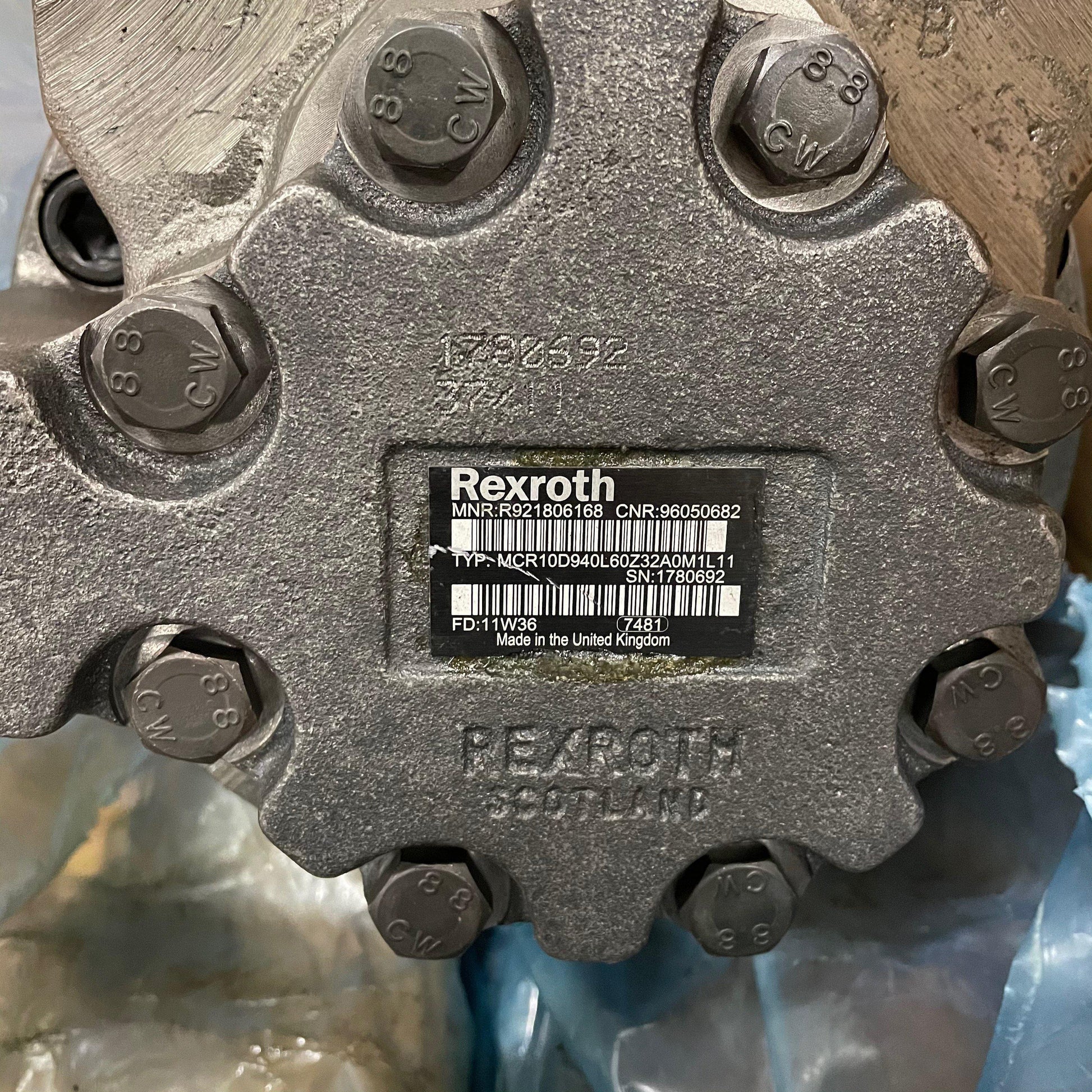 Rexroth R921806168 Hydraulic Piston Motor-Hydraulic-Used Industrial Parts