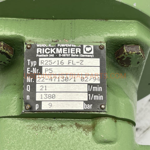 Image of Rickmeier Hydraulic pump set R25-16 FL-Z-Pump-EB-02-01-Used Industrial Parts