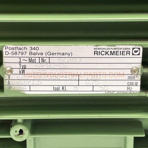 Image of Rickmeier Hydraulic pump set R25-16 FL-Z-Pump-EB-02-01-Used Industrial Parts